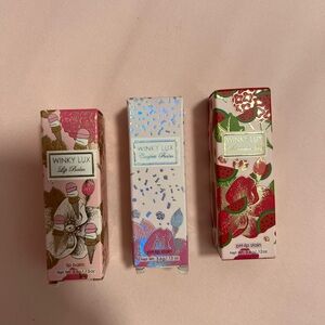 WINKY LUX Lip Balm Collection - Floral, Sparkle, Fruit